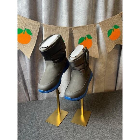 UGG Toty Snow Weather Boots Charcoal / Dive Blue Color Kids Size US 2 - Picture 2 of 10